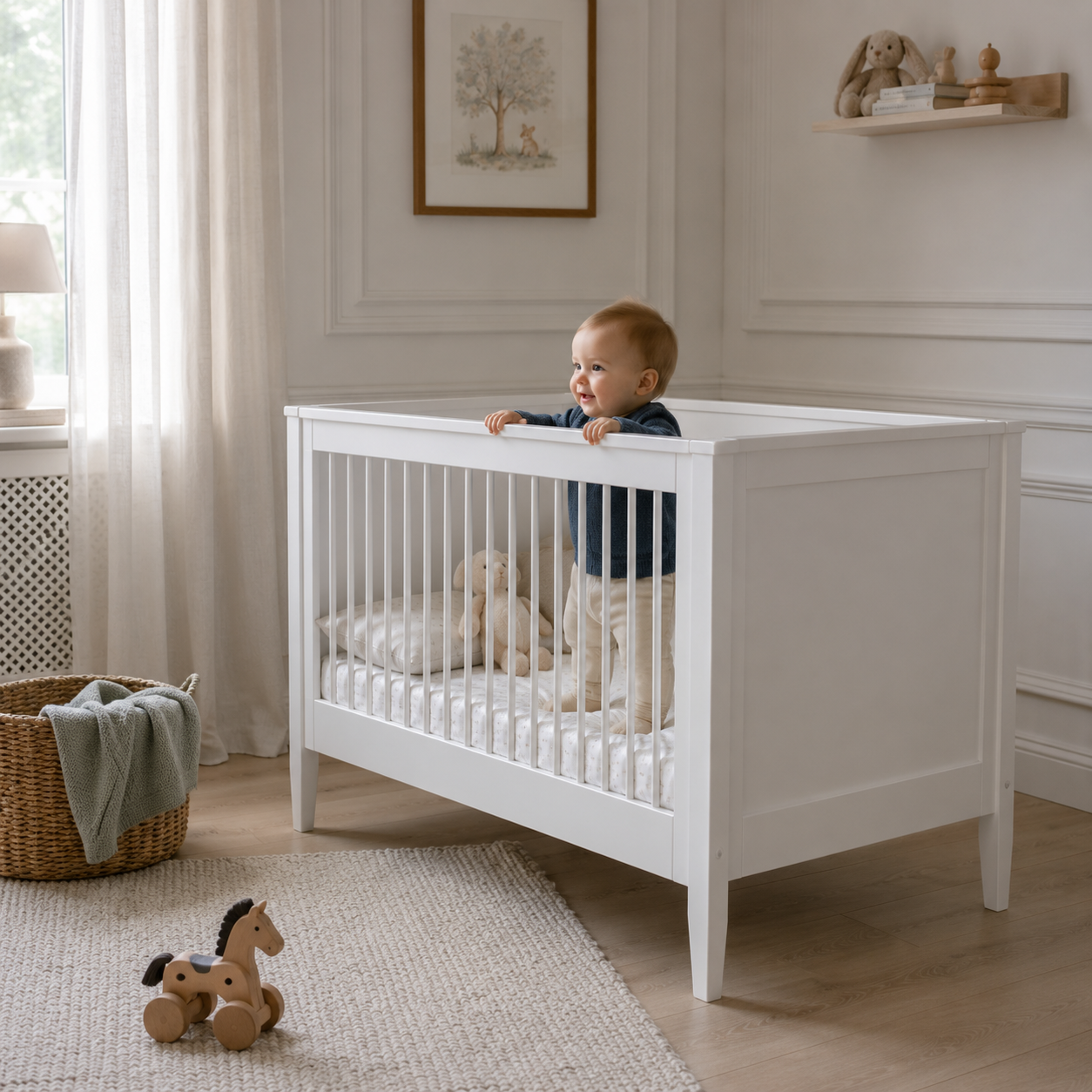Baby Bed White