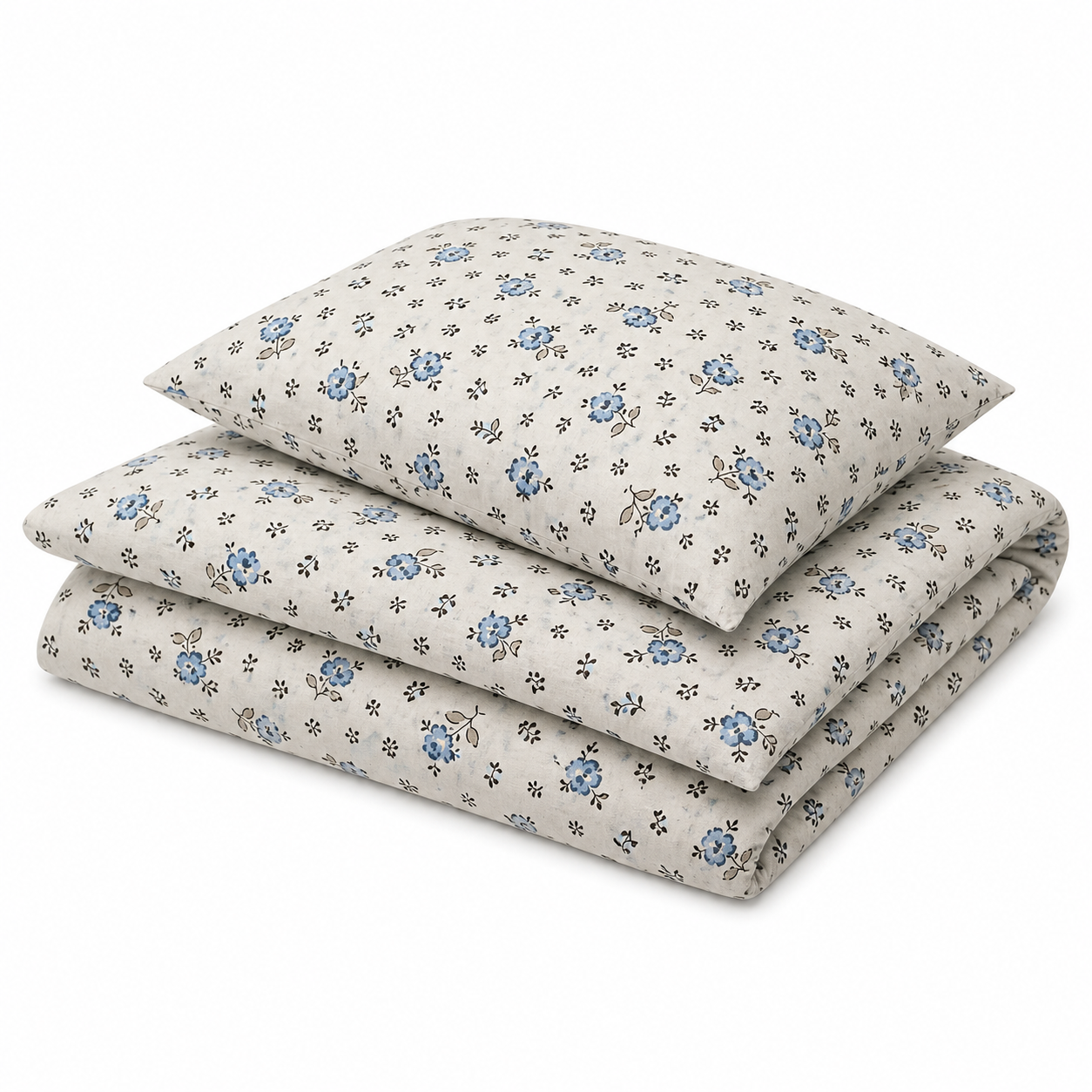 Babybettwäsche "Blue Blossom"