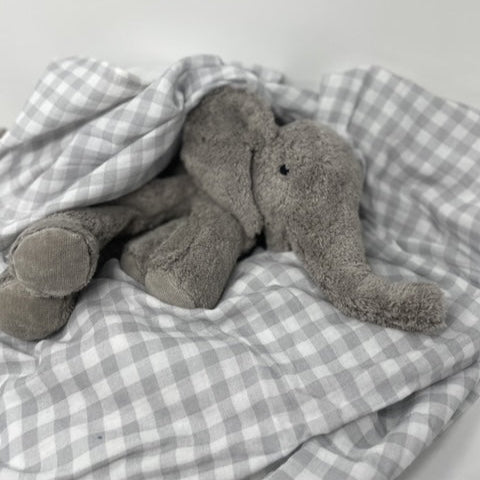 Babydecke Musselin Vichy