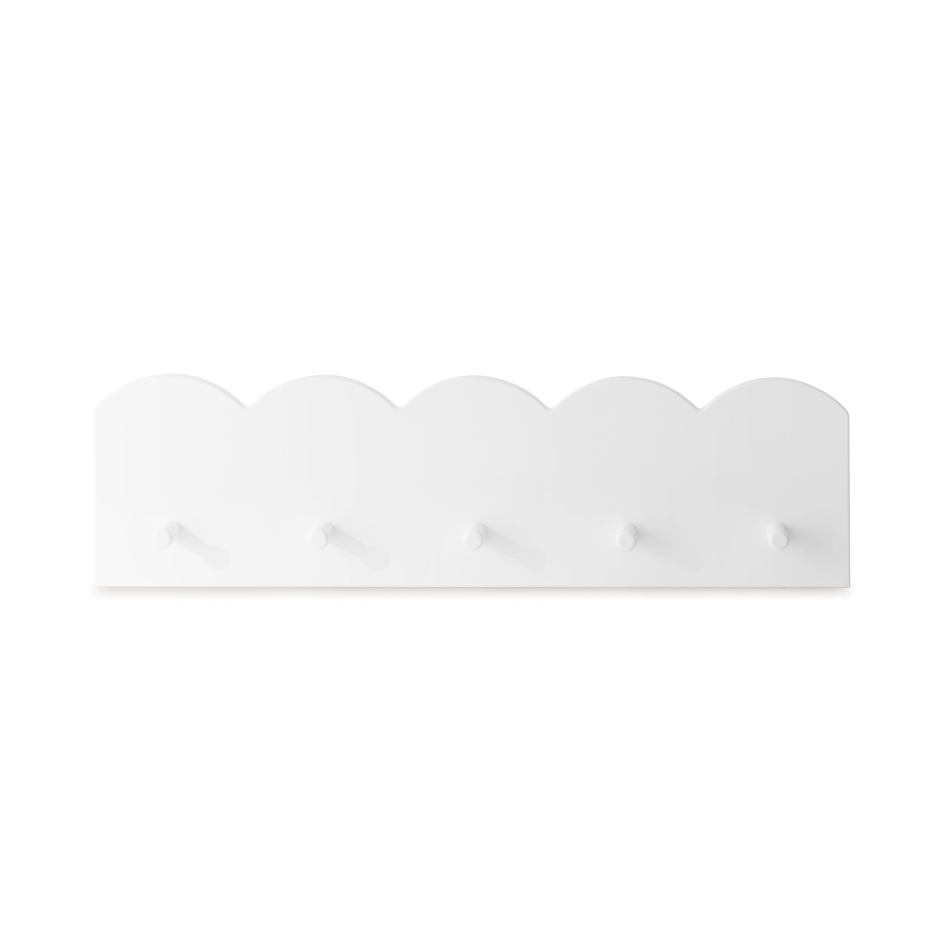 Garderobe 5 Haken Weiss