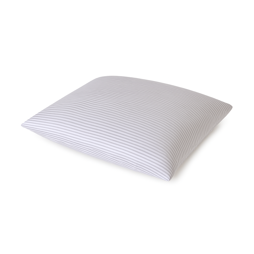 Coussin à rayures bleues
