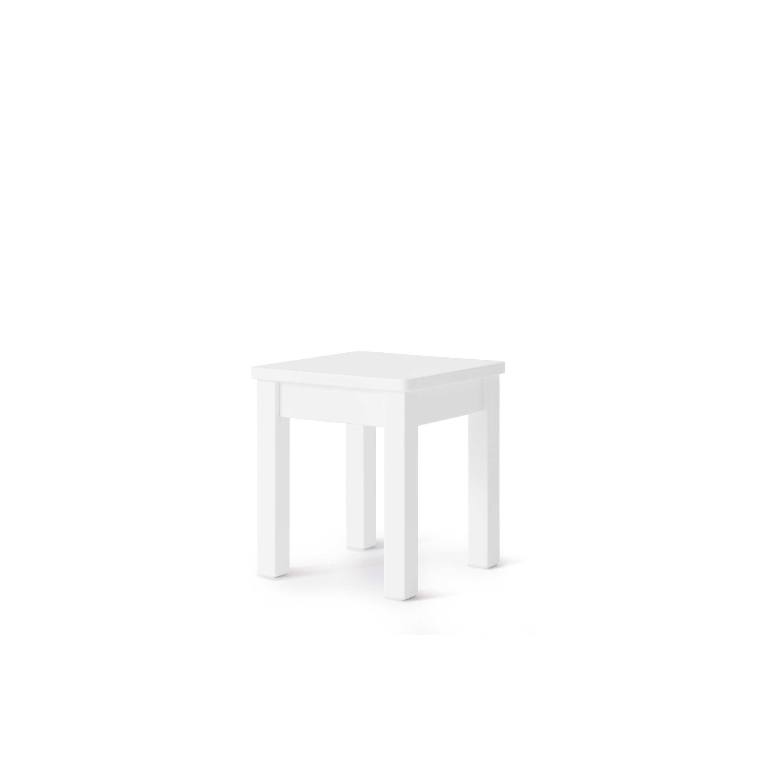 Kinderhocker Weiss