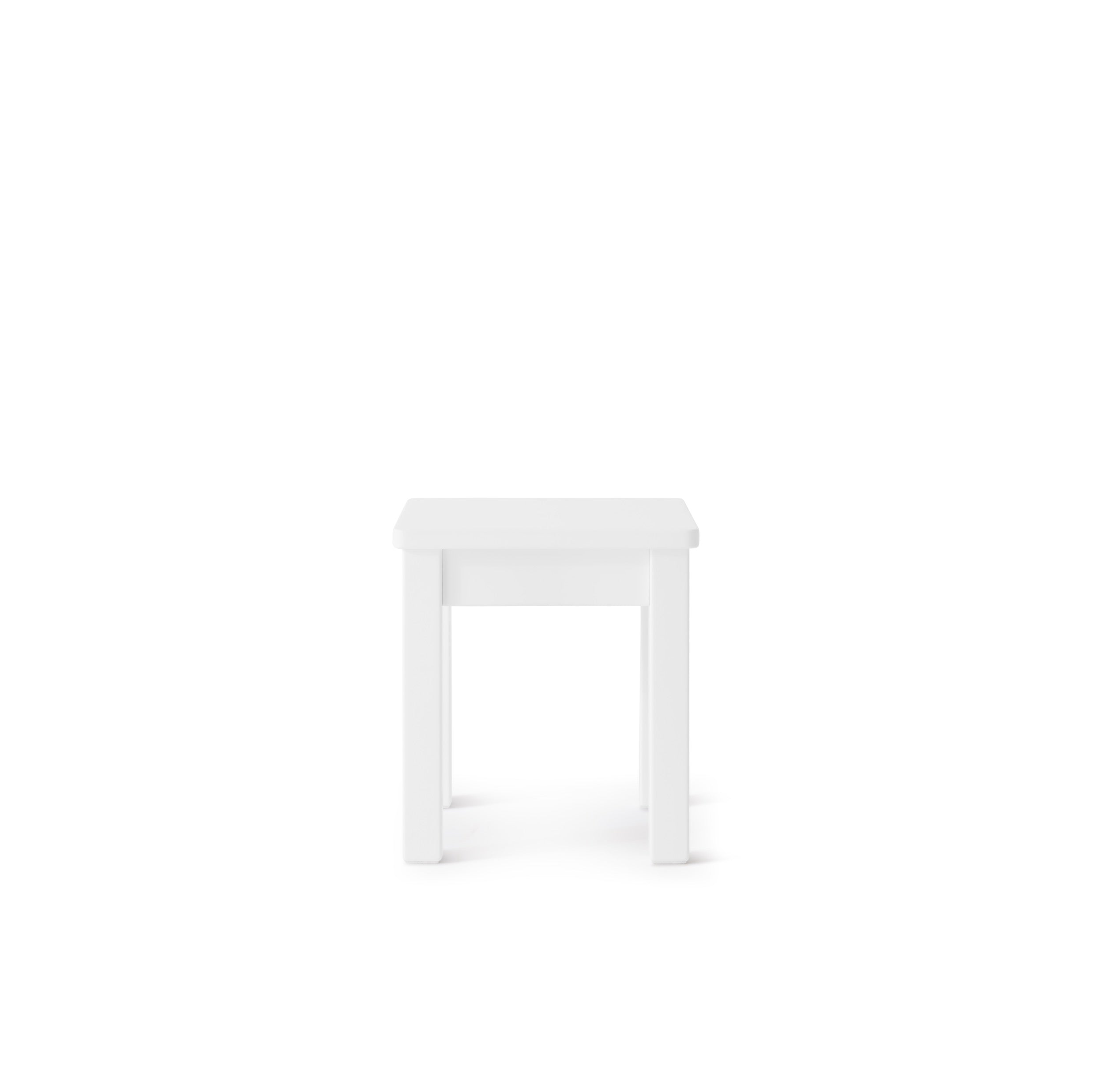 Kinderhocker Weiss