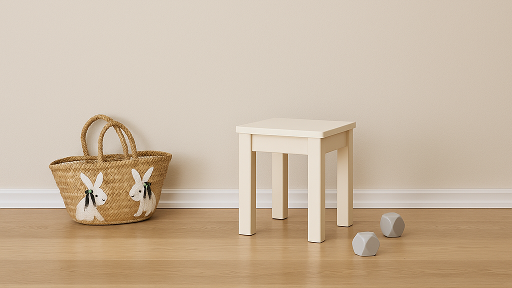 Children's Stool Pink