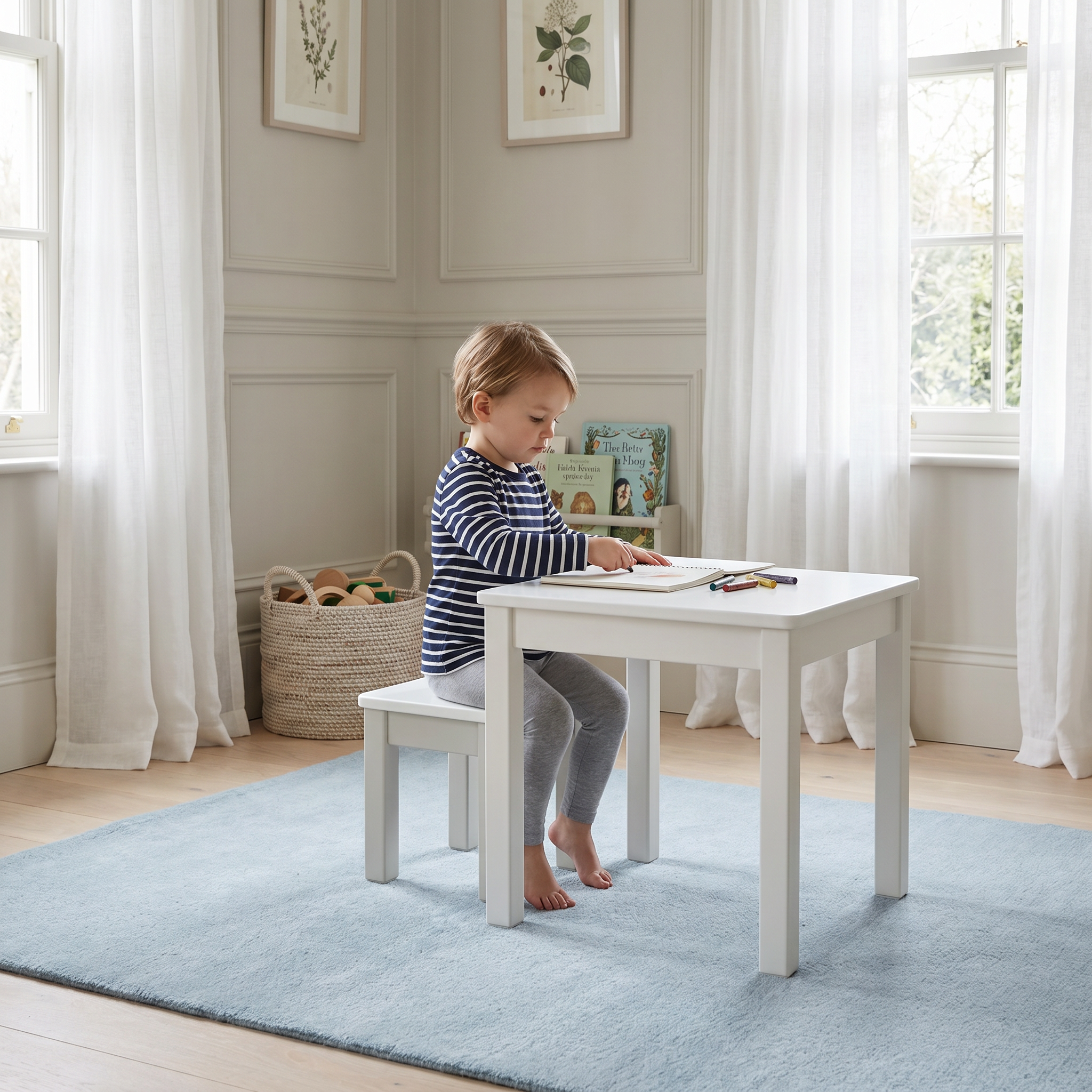 Kinderhocker Salbei