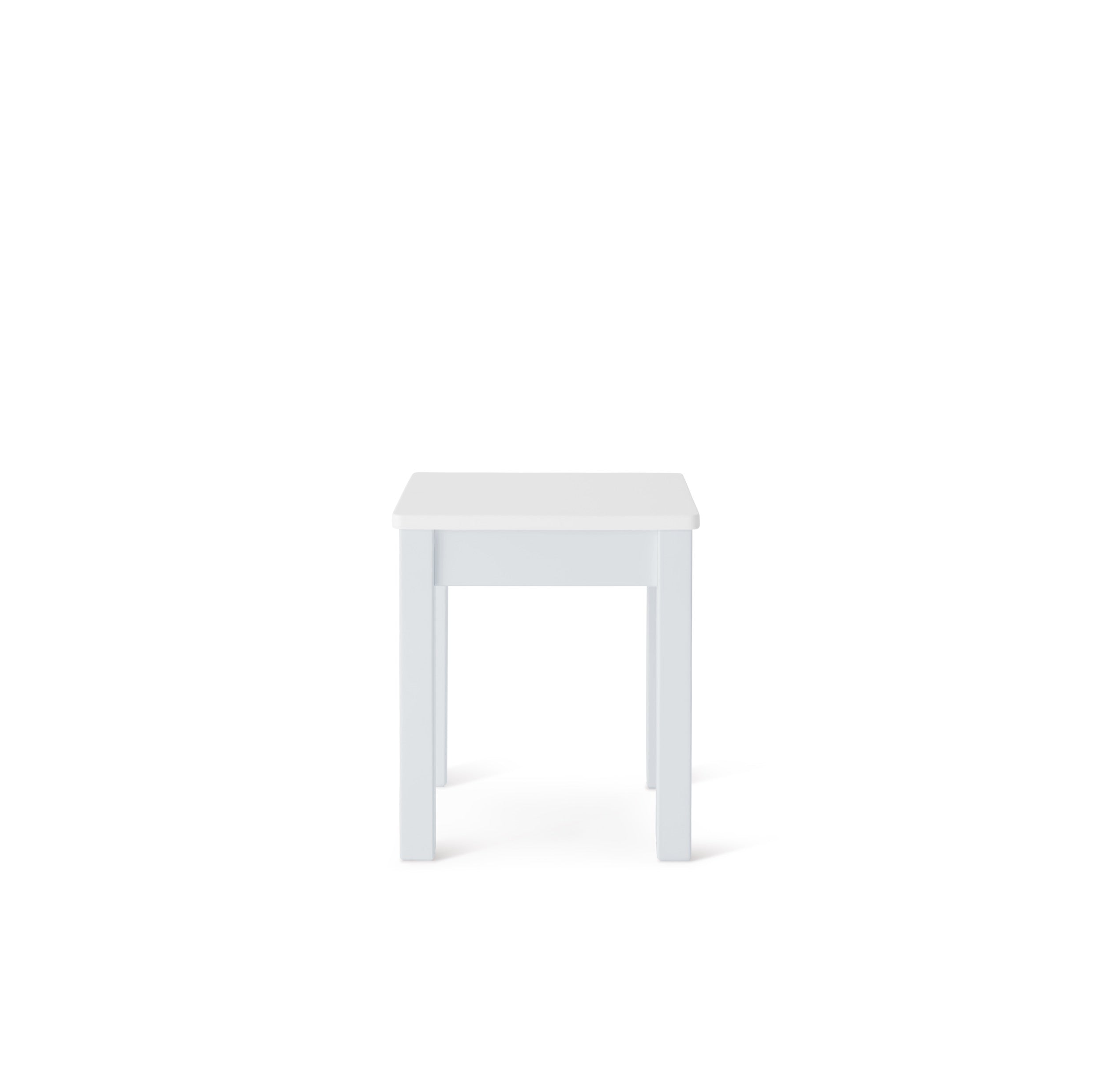 White nightstand
