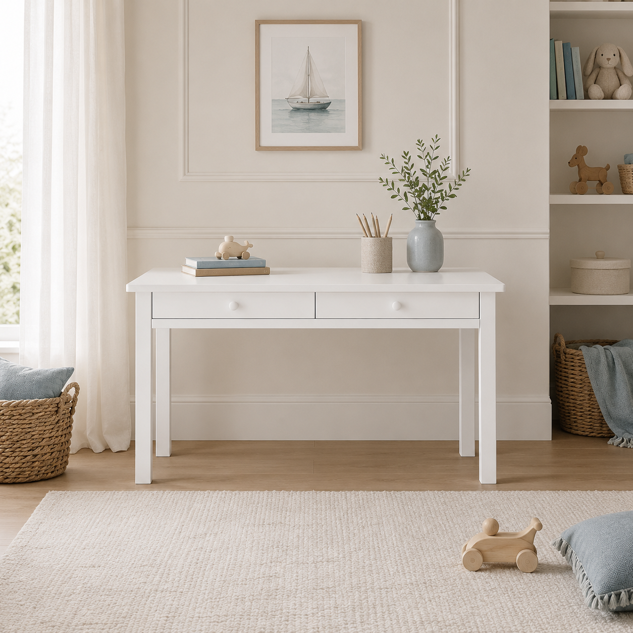 Bureau Bas Blanc