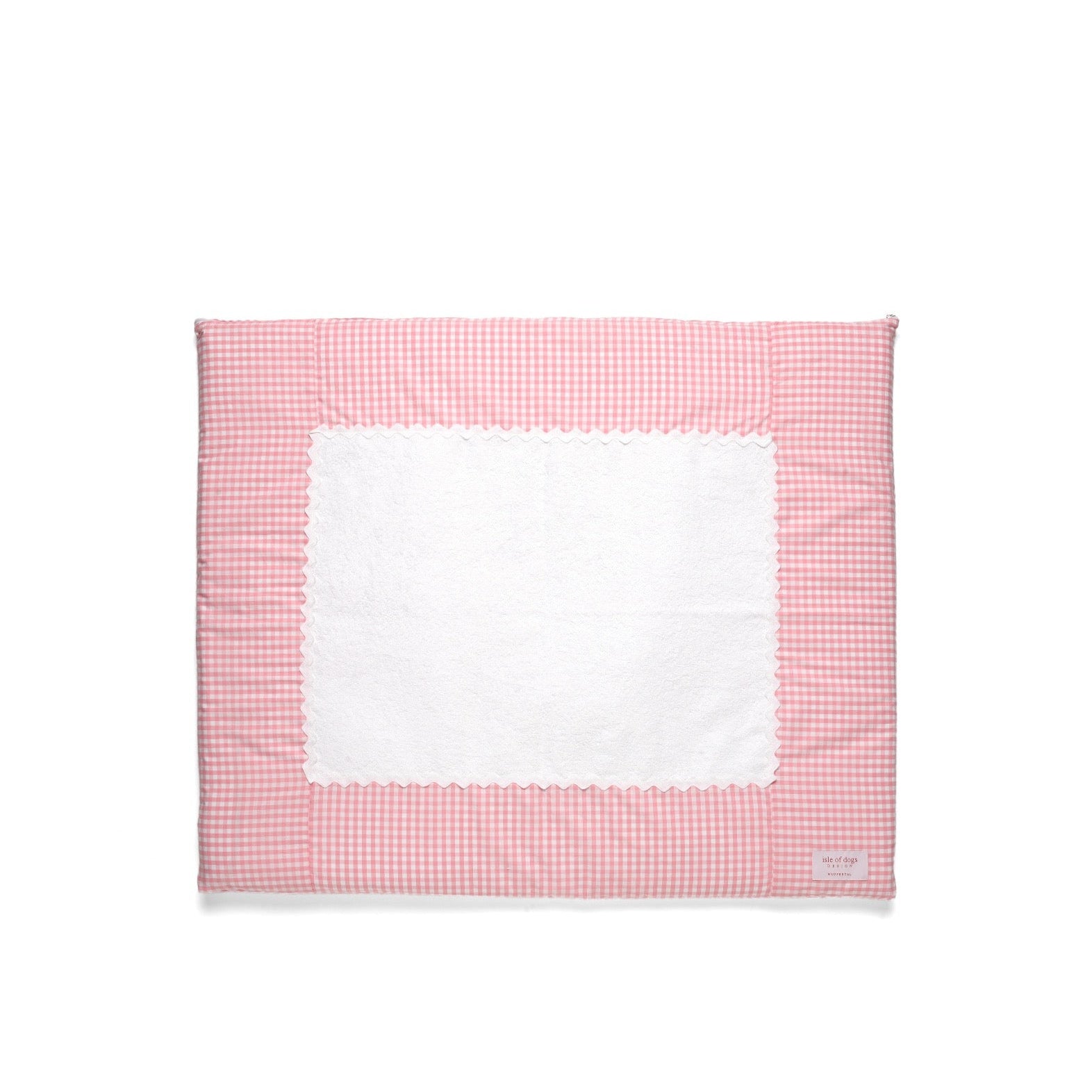 Wickelauflage Rosa Kariert