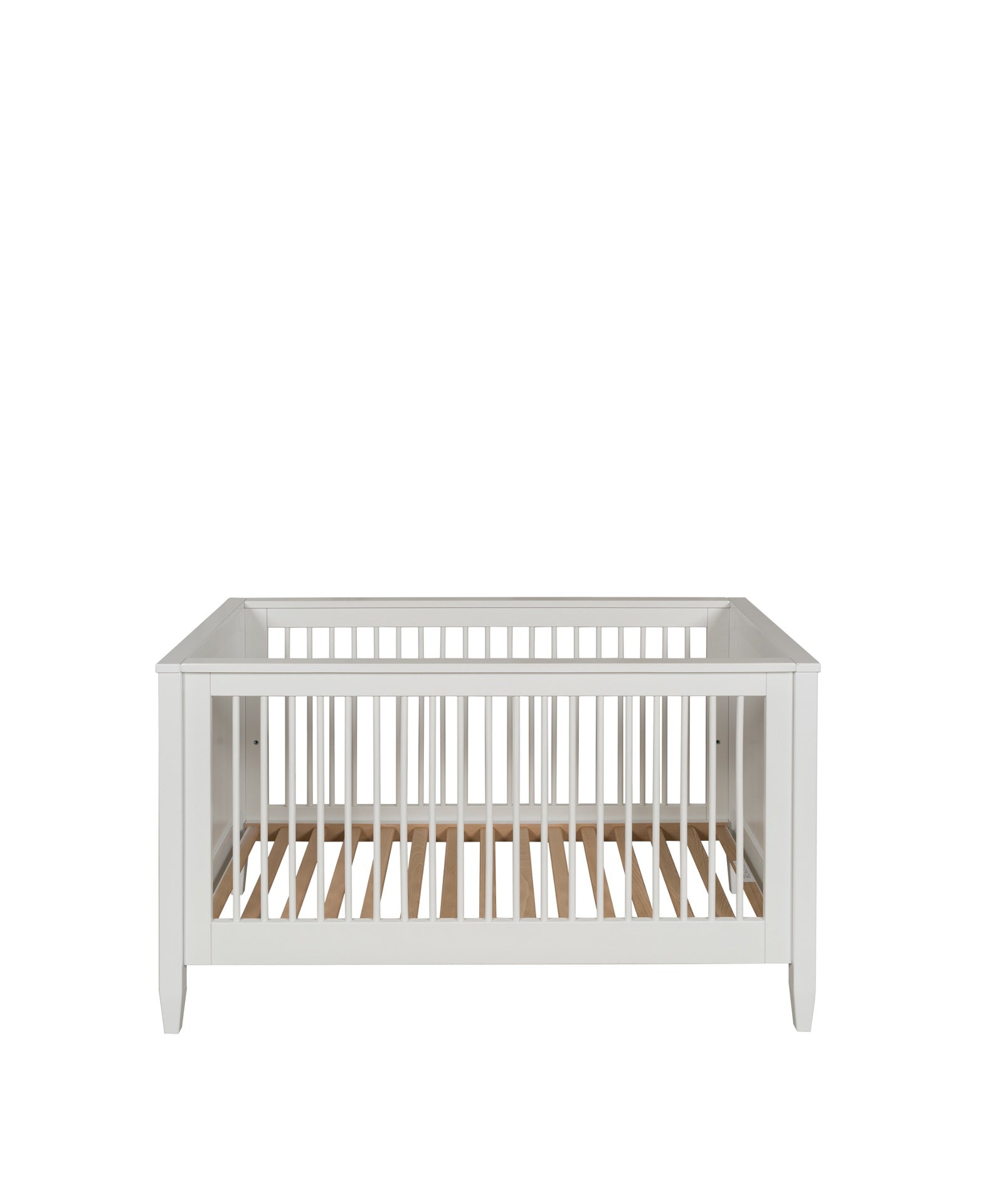 Baby Bed White-Natural Wood