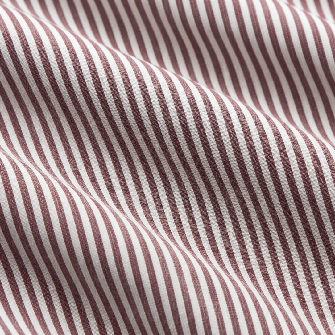 Baby Bettwäsche Mauve Gestreift