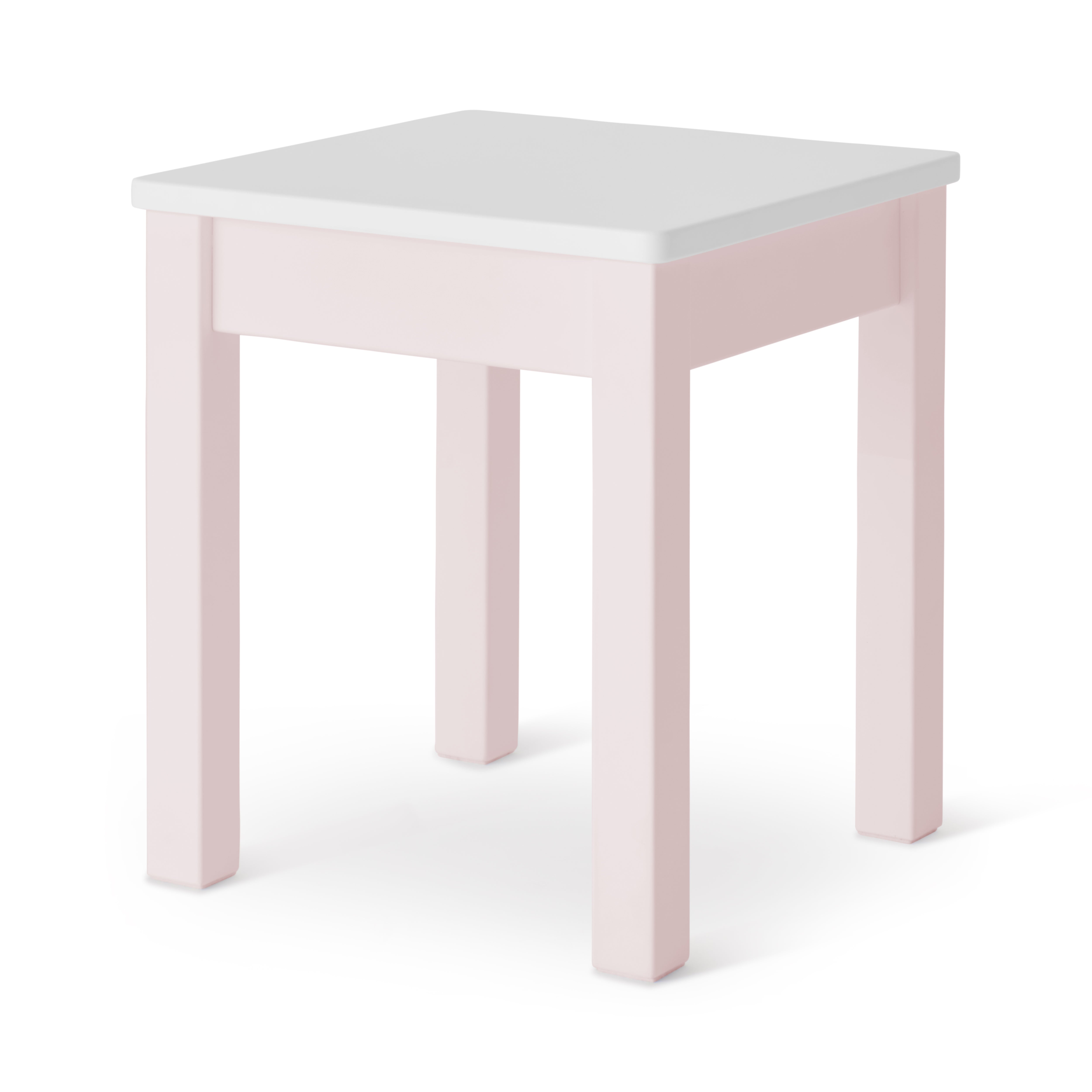 table de chevet rose