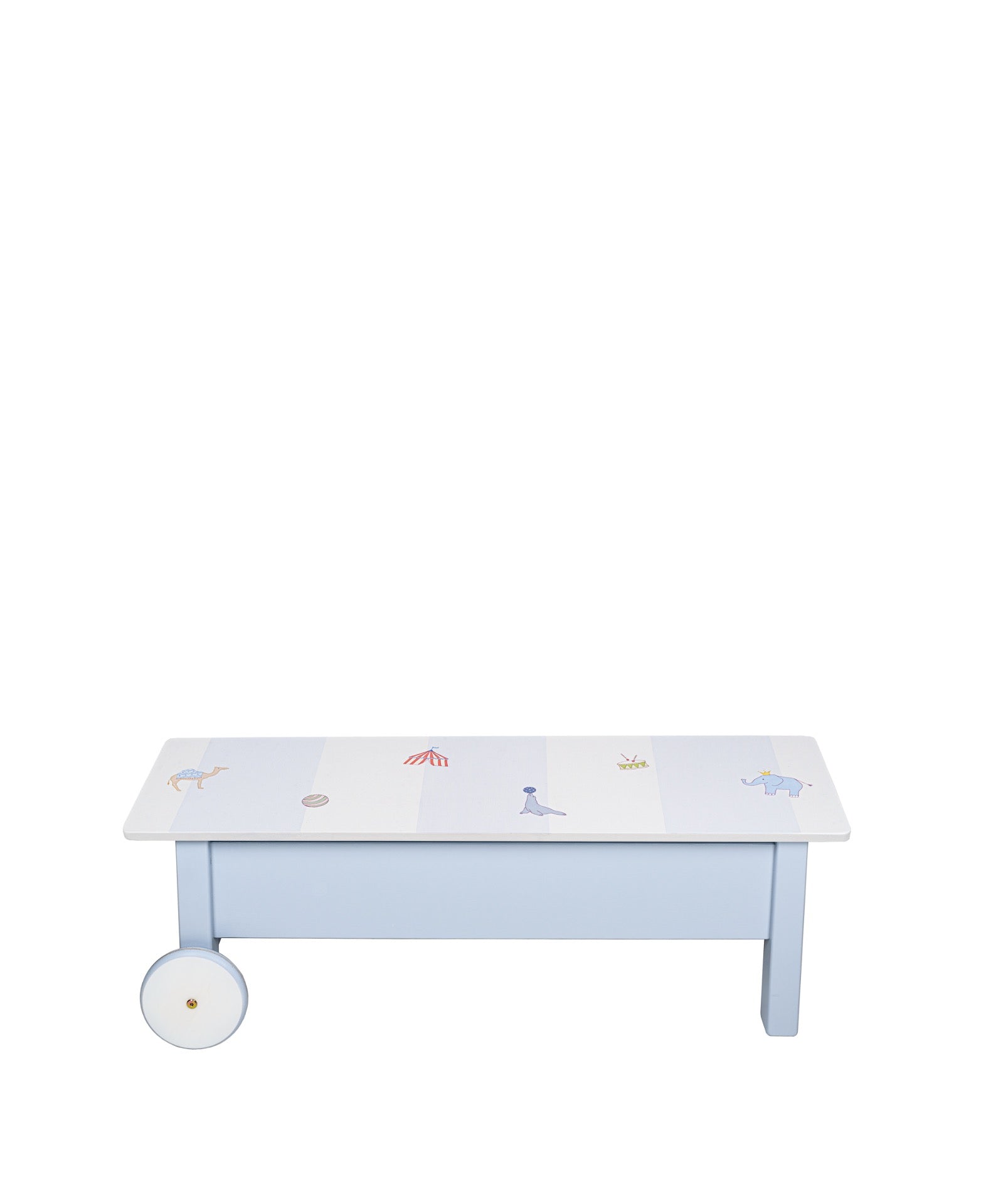 Children's Bench Light Blue-Hand-Painted