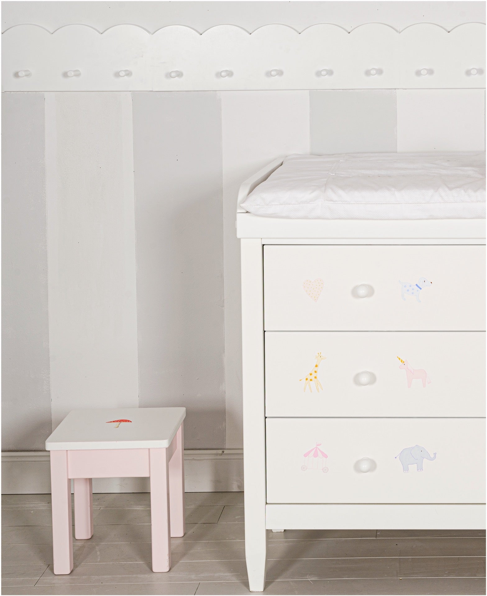 Children's Stool White