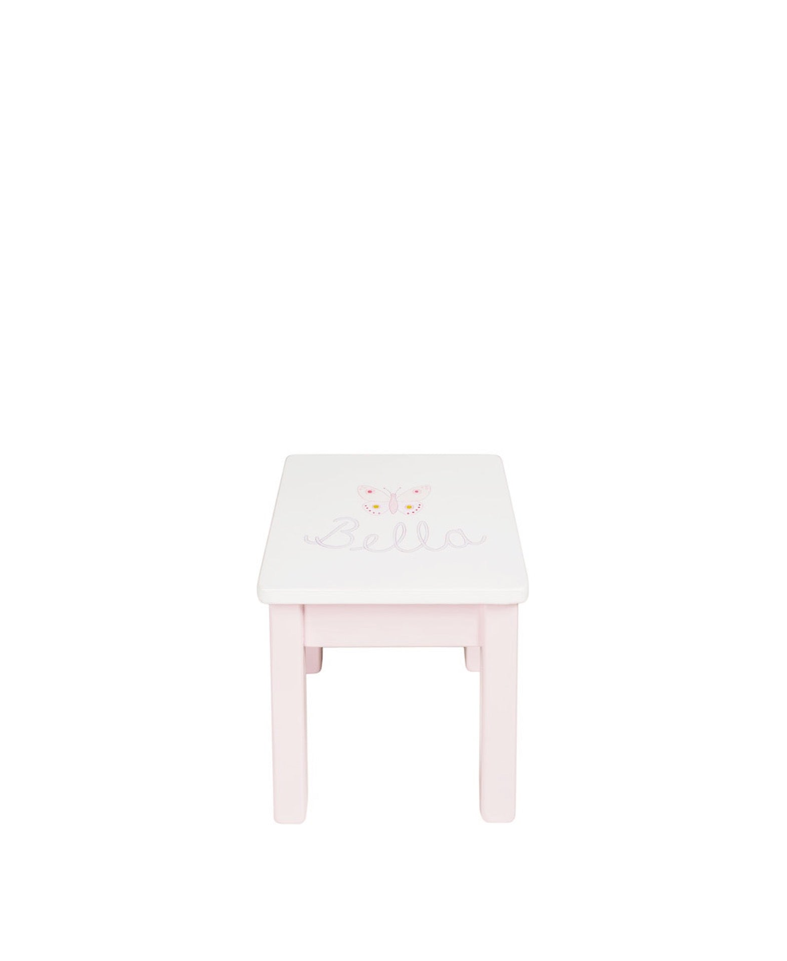 Children's Stool Pink-Hand-Painted