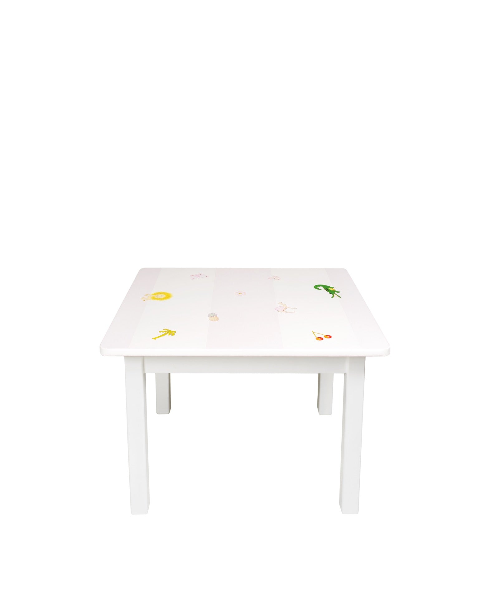 Children's Table White-Handpainted