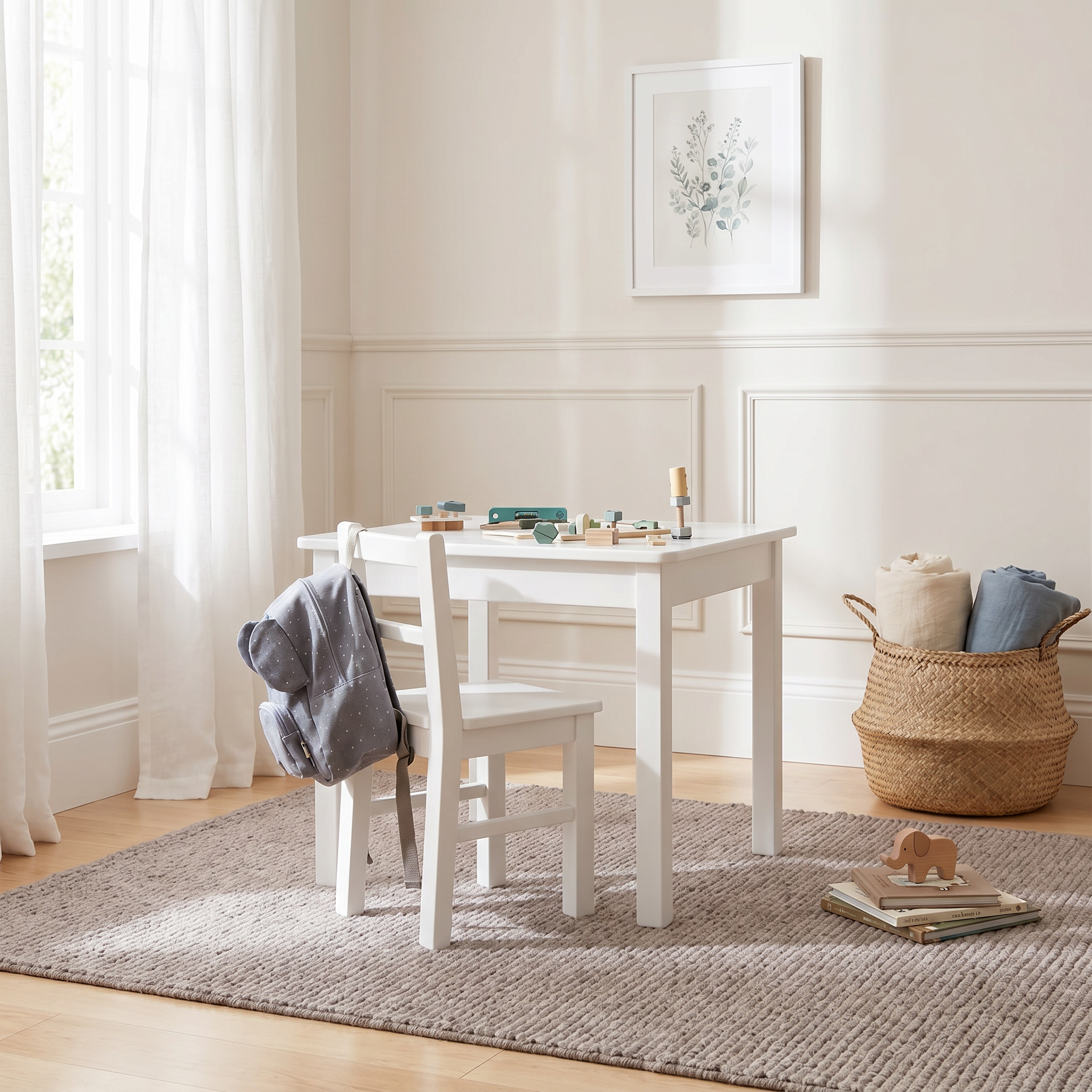 Children's Table White