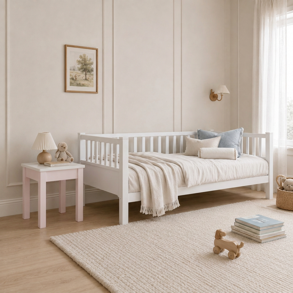 White nightstand