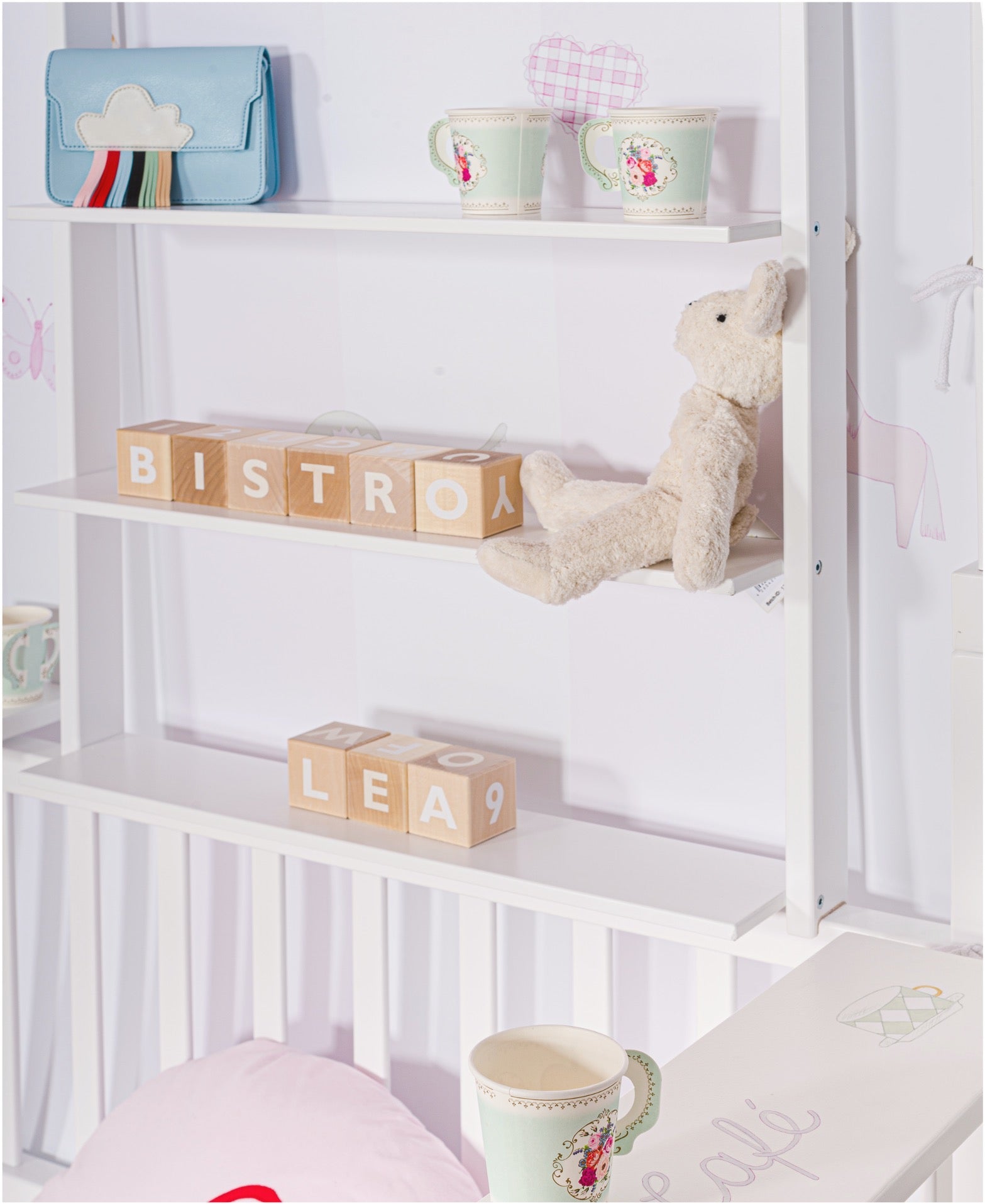 shelving unit bunk bed