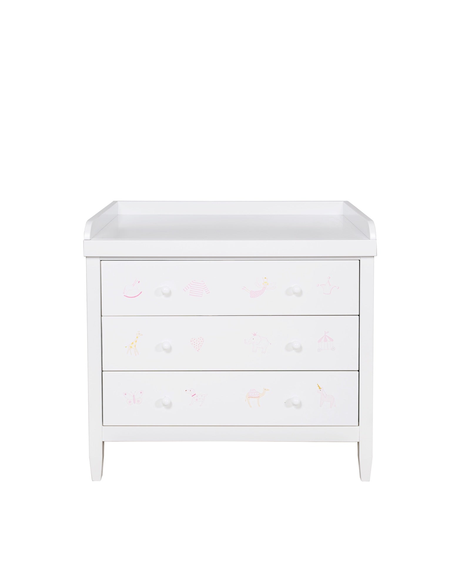 Changing Table White-Handpainted 