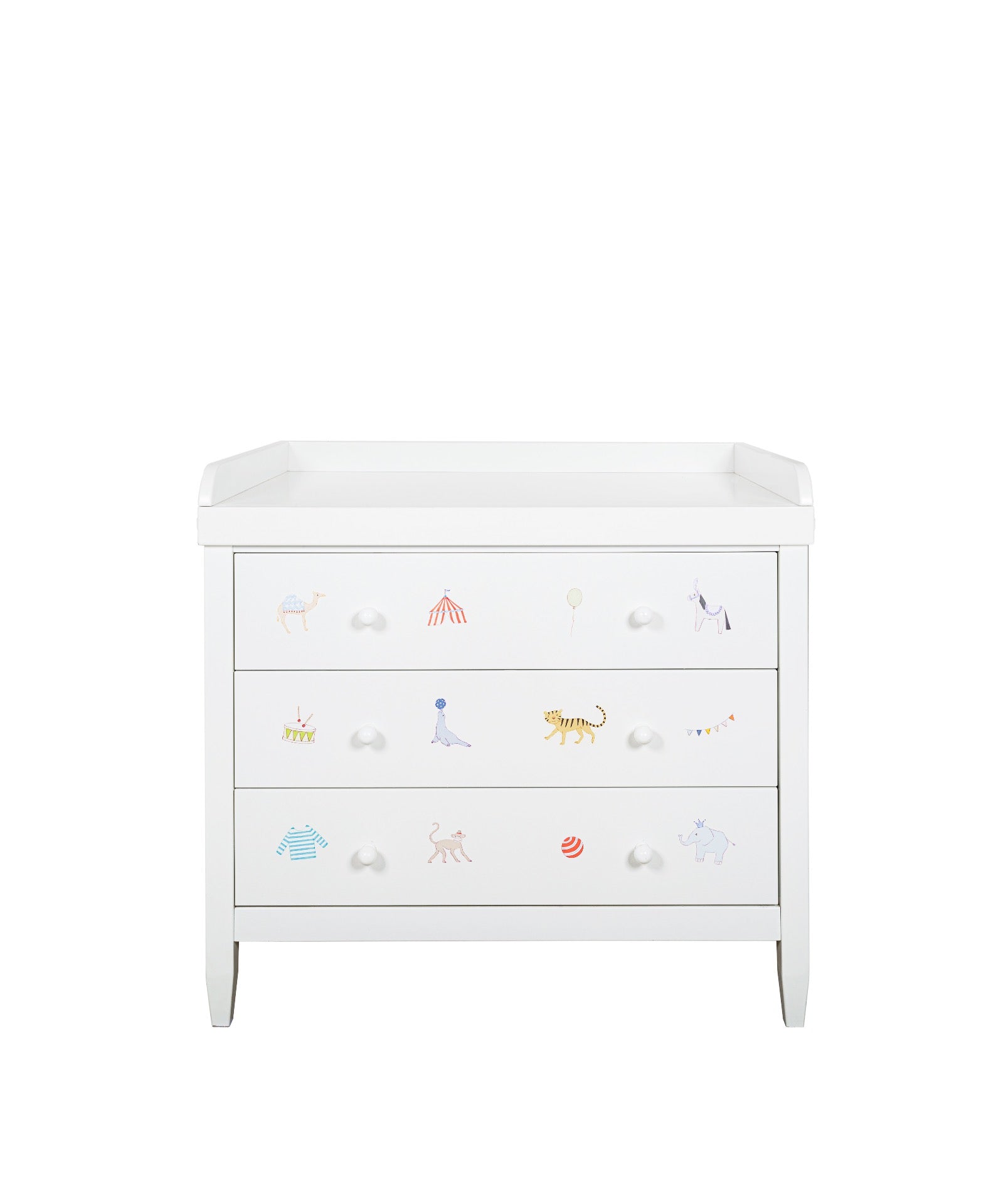 Changing Table White-Handpainted 